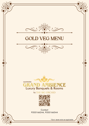 Grand Ambience Gold Menu