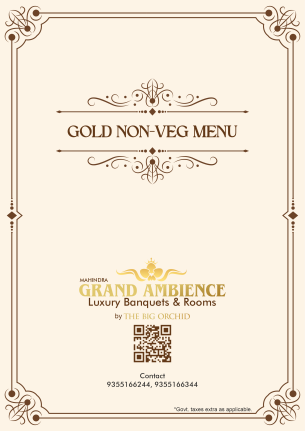 Grand Ambience Gold Non-Veg Menu