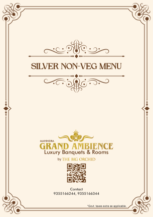 Grand Ambience Silver Menu Non-Veg