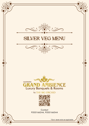 Grand Ambience Silver Menu Veg